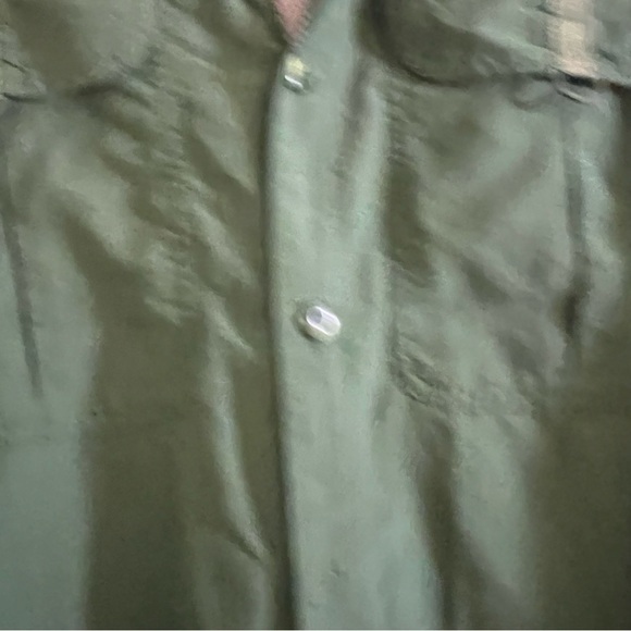 LL Bean Insect Shield Long Sleeve Shirt Green Sz Large - Picture 4 of 9